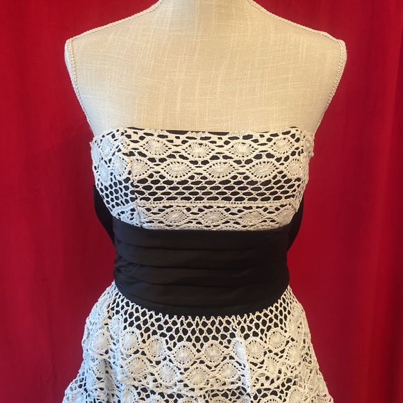❌SOLD❌ Betsy Johnson Crochet swing dress prom gown size 4 - Picture 4 of 9